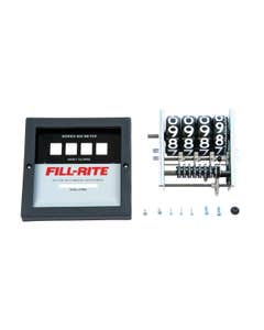 Fill-Rite KIT900LR faceplate replacement kit. Measures in liters for Fill-Rite 900 Series fuel transfer flow meters