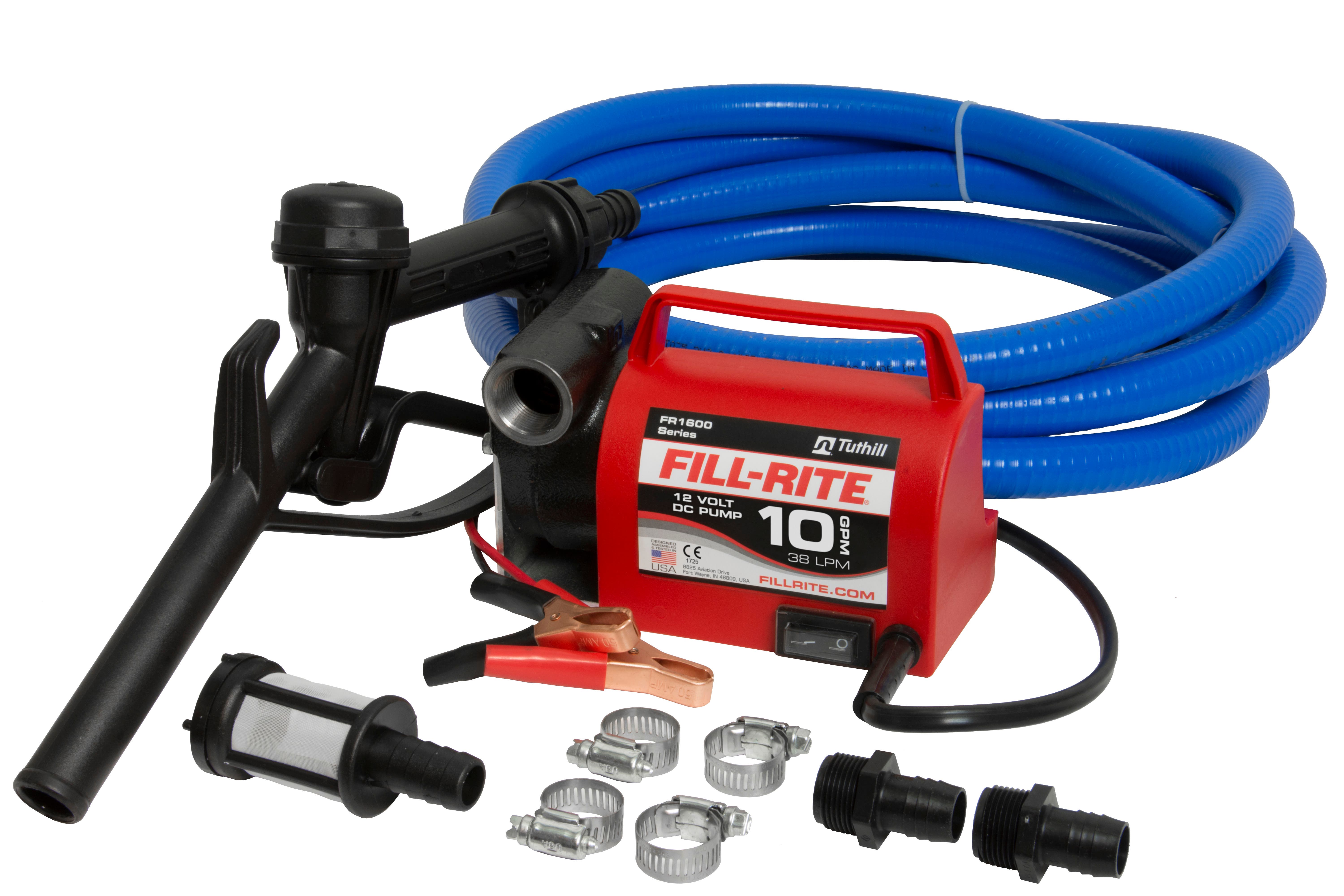 【USA】Portable 110V Electric Diesel Oil and Fuel Transfer Extractor Pump/Filter 