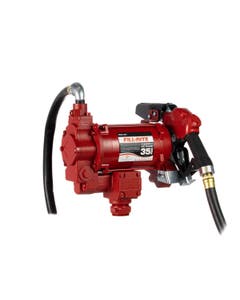 115/230V AC 35 GPM Fuel Transfer Pump with Nozzle